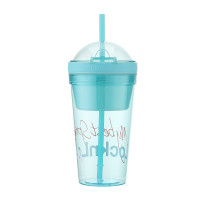 乐扣乐扣 家用品新活力零食吸管杯 蓝色730ml HAP685BLUFU