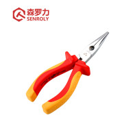 森罗力 SENROLY SR-49106 VDE双色柄尖嘴钳 6寸
