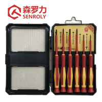 森罗力(SENROLY) 微型双色柄螺丝批 SR-1006 6件套