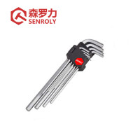 森罗力(SENROLY) 套装公制平头特长内六角扳手 SR-46109 9件套