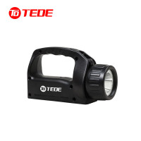 TEDE TD-7016 手提式强光巡检灯 黑色 3w(单位:个)