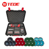 TEDE YD-7390 无刷充电式锂电角磨机25件组套 两电一充 单位:套
