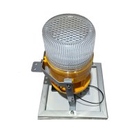 正辉(CHHI)YCL8329 3W IP66 DC5V 红蓝光 LED太阳能警示灯 橙黄色(计价单位:盏)