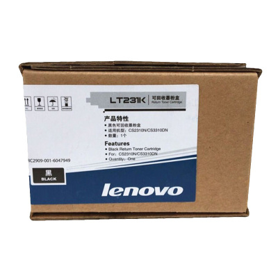 联想(Lenovo)LT231K 黑色原装墨粉盒 约4000页