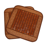 传枫 夏季汽车坐垫夏季凉垫麻将块四季垫通用小方垫汽车座垫方垫竹片坐垫(单片装)CF-2012