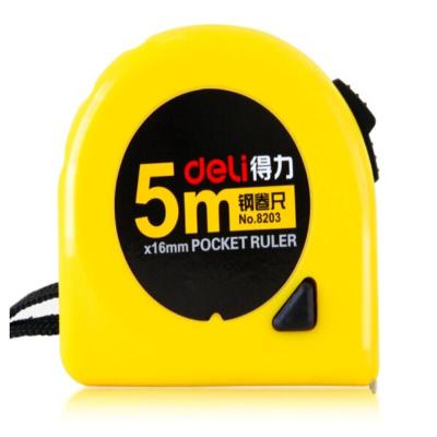 得力(deli)5m钢卷尺 木工尺装修测量尺子 办公用品 8203