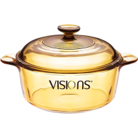 非金属矿物制品VISIONS2.25L晶彩透明耐热玻璃汤锅