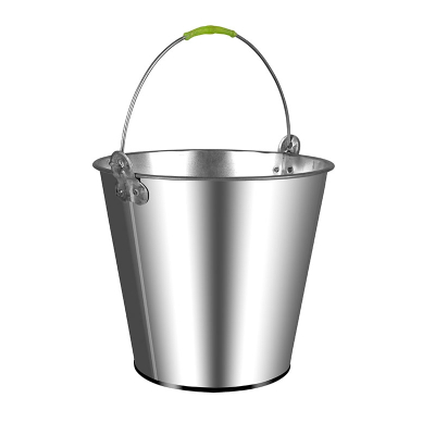 中环力安 ZHLA-DXT-4[15L]圆形白铁皮桶百货加厚手提水桶垃圾铁桶大号油桶镀锌桶