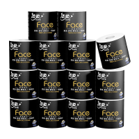 洁 柔 卫生纸 140g 4层加厚黑Face家庭实惠装纸巾整箱家用 卷纸 BJ168-30E 30卷