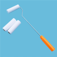 易力友刷油漆乳胶漆涂料滚刷滚子补墙漆粉刷墙工具套装细毛 4寸滚筒刷10个羊毛滚芯
