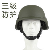 泰拉德户外M88防护钢盔训练PASGT凯夫拉IIIA级GA3级 绿色 芳纶防dan头盔