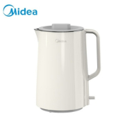 美的(Midea)家用电水壶 烧水壶 1.5L大容量 304食品级不锈钢 内胆[6min速沸]SH15NSWG01