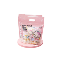 宜洁yekee HelloKitty炫彩一次性食品保鲜罩 通用彩条款200只 JD-8964 单位:包