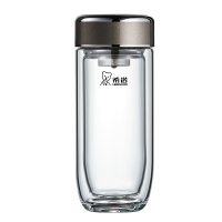 希诺(HEENOOR) 抗菌玻璃杯双层XN-1917 280mL 单位:个