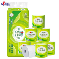 心相印 云感系列150克10粒装四层立体压花卷筒卫生纸 BT5410(提装)单位:提