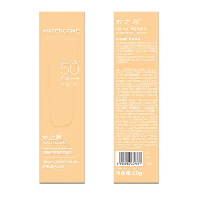 水之蔻烈阳倍护清透防晒乳SPF50 PA+++60g(2023版本) 单位:支