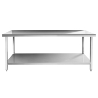 钰春鹏 不锈钢橱柜无门简易工作台 1800*800*800mm /1台