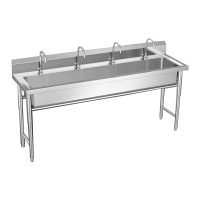 钰春鹏YCP-XSC 洗手池1500x500x800+100mm/1个