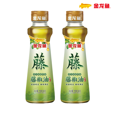 金龙鱼藤椒油 鲜椒鲜萃凉拌菜拌面调料调味川渝风味100mL*1瓶