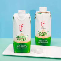 泰国进口if椰子水100%椰汁0添加0脂肪孕妇果汁饮料330ml*5瓶