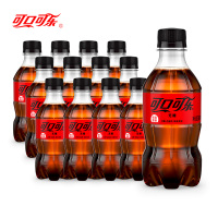 可口可乐碳酸饮料迷你mini装汽水解渴瓶装无糖300ml*6瓶[HB]