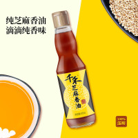 千禾芝麻香油405ml调味油凉拌菜小磨香油瓶装家用四川特产