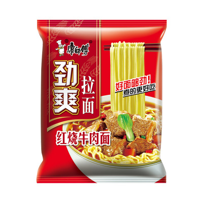 康师傅红烧牛肉面