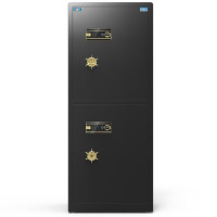 虎牌保险柜指纹密码WiFi保管柜全钢防盗双门入墙保险箱博瑞系列 180cm 钢琴黑