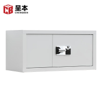 呈本CB-GZ6保密文件柜 M158国保指纹锁 顶柜资料柜钢制带锁储物柜员工柜 防盗铁皮柜 灰白色