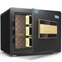 虎牌(tiger)保险柜国标认证30cm电子密码保险箱全钢防盗保密柜 尊虎系列 商务黑