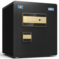虎牌(tiger)保险柜国标认证保险箱45cm指纹密码全钢防盗保密柜 尊虎系列 商务黑