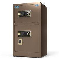 虎牌(tiger)保险柜双门电子密码保险箱全钢防盗可入墙保密保管柜 博瑞系列 80cm 咖啡金