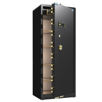 虎牌(tiger)保险柜指纹密码WiFi保管柜全钢防盗入墙保险箱 博瑞系列 180cm 钢琴黑