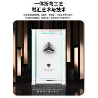 虎牌(tiger)保险柜家用办公大型指纹密码保险箱国标认证豪华高端防盗柜收纳皮革抽屉柜 85cm 天籁系列 月影白
