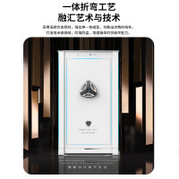 虎牌(tiger)保险柜家用办公大型指纹密码保险箱国标认证豪华高端防盗柜收纳皮革抽屉柜 100cm 天籁系列 月影白