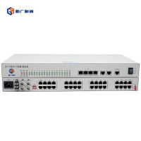 新广邮通 GY-PCM30 PCM复用设备,30路自动电话,双E1支持ADM方式组网