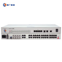 新广邮通 GY-OMUX-30 8P12M 多业务光端机 4E1+4路物理隔离以太网+8路电话+12路磁石 单纤120公