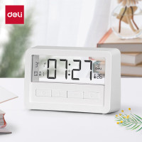 得力(deli)电子钟8856白色(只)
