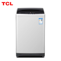 TCL7公斤全自动波轮洗衣机 智能控制洗衣 一键脱水 10种洗涤程序 TB-V70A亮灰色(计价单位:台)