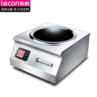 乐创( lecon) 商用电磁炉3500W大功率平面不锈钢电磁灶食堂餐厅酒店按键爆炒大火力电池炉新款 LC-SY3500