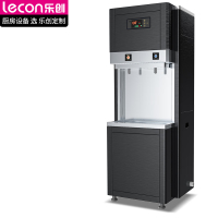 乐创 (lecon)商用直饮机 90L不锈钢开水器 RO反渗透五级过滤饮水机 一开一净/两开 LC-J-BH902