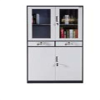 雅宝家具(yabo) YB- 两门铁皮柜 900*390*1850 文件柜 铁皮柜资料档案柜储物抽屉柜