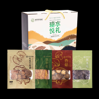 中粮 草木花生活南北干货 臻享悦礼菌菇礼盒300克*1盒