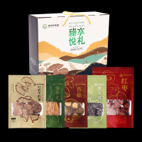 中粮 草木花生活南北干货 臻享悦礼菌菇礼盒800克*1盒