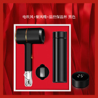 智美环球 吹风机温控杯两件套 商务礼品企业银行周年开业活动创意实用伴手礼吹风机保温杯套装