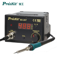 宝工(Pro'skit)SS-207H数显控温焊台 电烙铁套装可调温恒温60W
