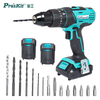 宝工(Pro'skit)PT-1801G 18V 锂电池冲击式电钻组起子