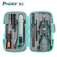 宝工(Pro'sKit)PK-301 家用手动工具箱套装 便携式家用维修工具组(8件)