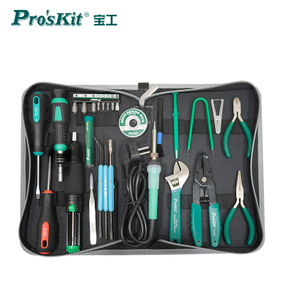 宝工(Pro'sKit) PK-810H 电子、电气工程、电脑维修 工具套装(20件)