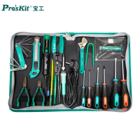 宝工(Pro'skit) PK-612NH 电工维修工具组焊接烙铁工具组套(26件)一套搞定